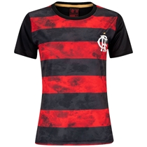 Camisa Feminina De Futebol Braziline Flamengo Arbor M (MP)