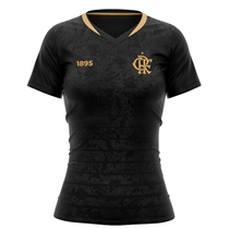 Camisa Feminina De Futebol Braziline Flamengo Brook M (MP)