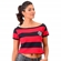Camisa Cropped Flamengo Feminina Braziline Vibe P (MP)