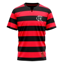 Camisa De Futebol Braziline Flamengo Tri Infantil 8 Anos CRF (MP)