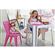 Mesa Infantil Com Compartimento Tramontina Versa 92340/016 Em Polipropileno Branco E Rosa