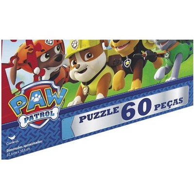 Puzzle 60 peças Patrulha Canina