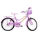 Bicicleta Monark Brisa Infantil Aro 20 Aço Carbono Violeta