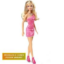 Boneca Barbie Glitter Mattel Plástico T7580 Cores Sortidas