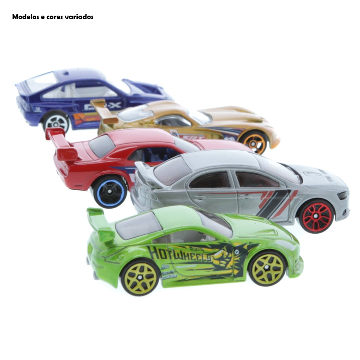 Carrinhos Hot Wheels Com 5 Unidades (Sortido) - Mattel em Promoção