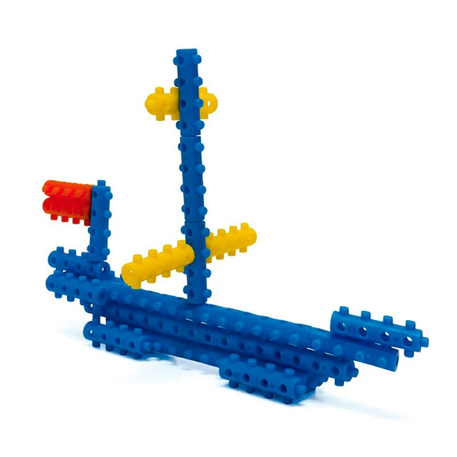 Balde Pecinhas Colorida Montar Peca Encaixe Imaginacao Torre Predio Peças  Coloridas Similar Lego